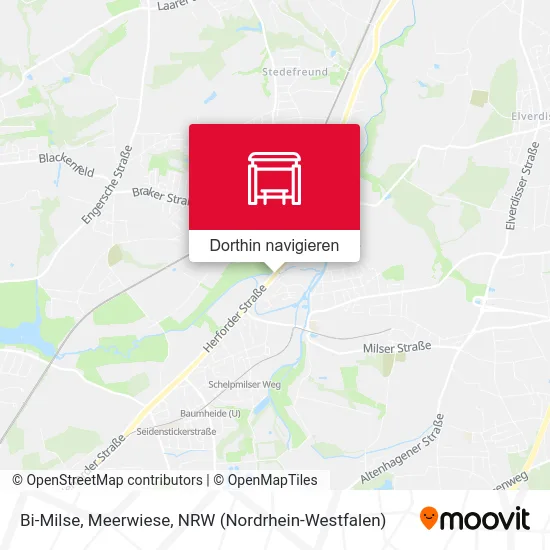 Bi-Milse, Meerwiese Karte