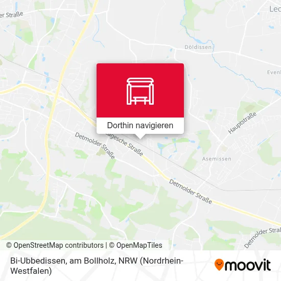 Bi-Ubbedissen, am Bollholz Karte