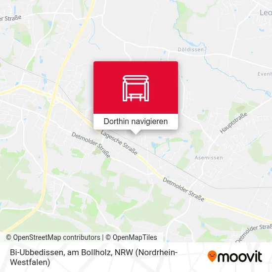 Bi-Ubbedissen, am Bollholz Karte