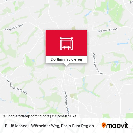 Bi-Jöllenbeck, Wörheider Weg Karte