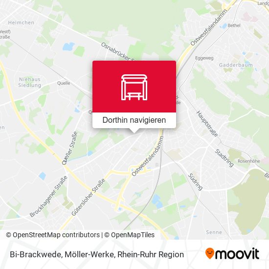 Bi-Brackwede, Möller-Werke Karte