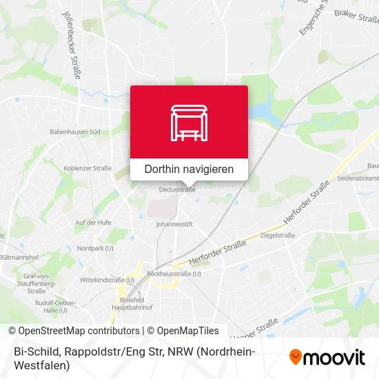 Bi-Schild, Rappoldstr/Eng Str Karte