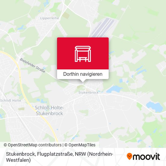 Stukenbrock, Flugplatzstraße Karte
