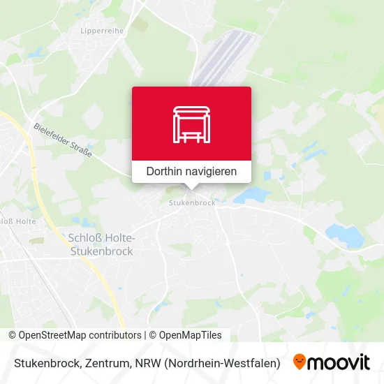 Stukenbrock, Zentrum Karte