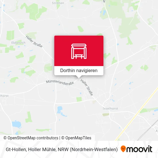 Gt-Hollen, Holler Mühle Karte
