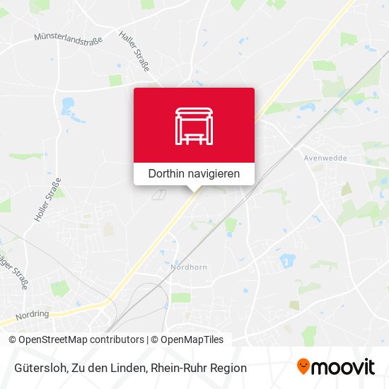 Gütersloh, Zu den Linden Karte
