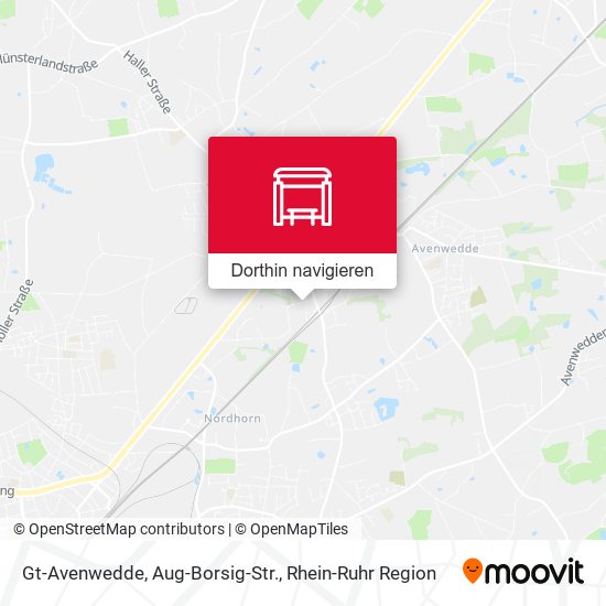 Gt-Avenwedde, Aug-Borsig-Str. Karte