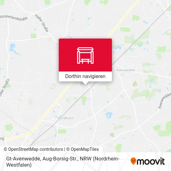 Gt-Avenwedde, Aug-Borsig-Str. Karte