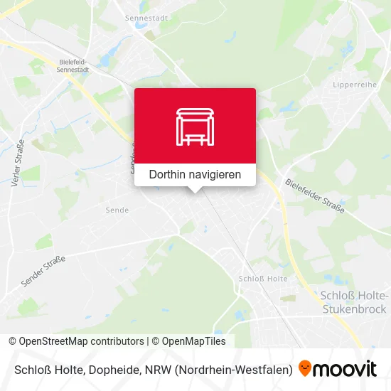 Schloß Holte, Dopheide Karte