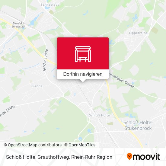 Schloß Holte, Grauthoffweg Karte