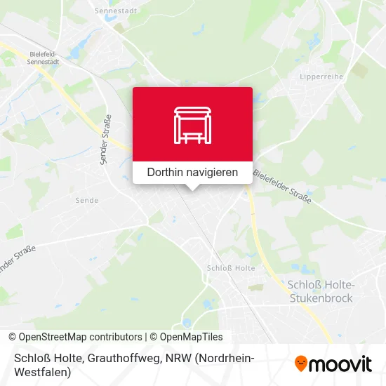 Schloß Holte, Grauthoffweg Karte