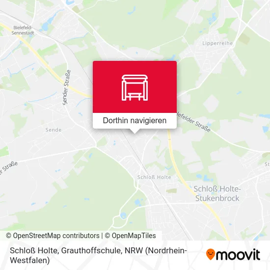 Schloß Holte, Grauthoffschule Karte