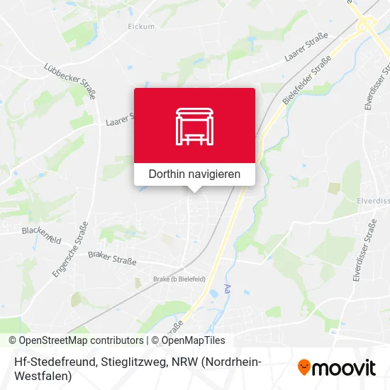 Hf-Stedefreund, Stieglitzweg Karte