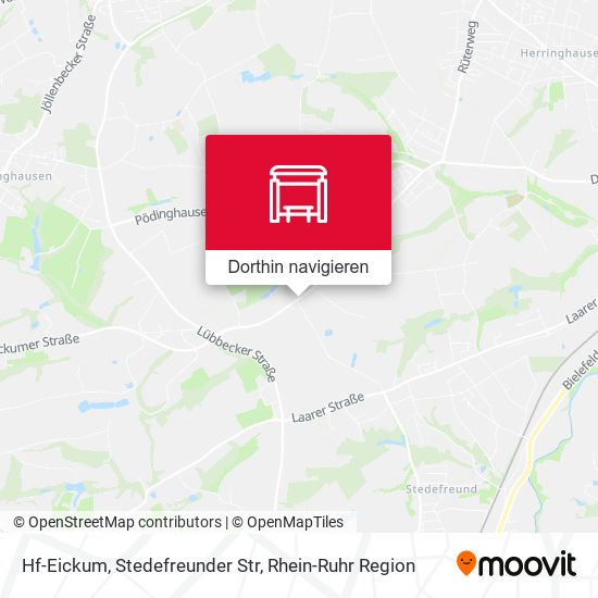 Hf-Eickum, Stedefreunder Str Karte