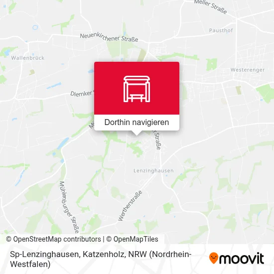 Sp-Lenzinghausen, Katzenholz Karte