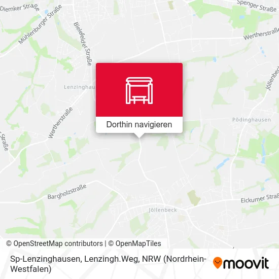 Sp-Lenzinghausen, Lenzingh.Weg Karte