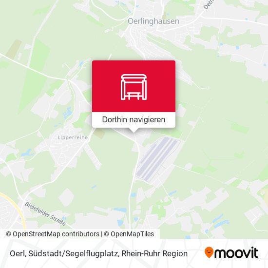 Oerl, Südstadt/Segelflugplatz Karte