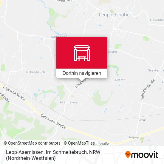 Leop-Asemissen, Im Schmeltebruch Karte