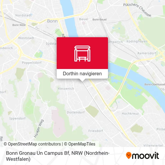 Bonn Gronau Un Campus Bf Karte
