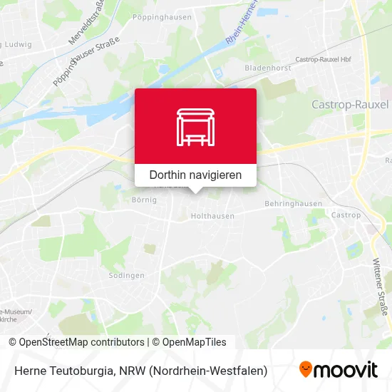 Herne Teutoburgia Karte