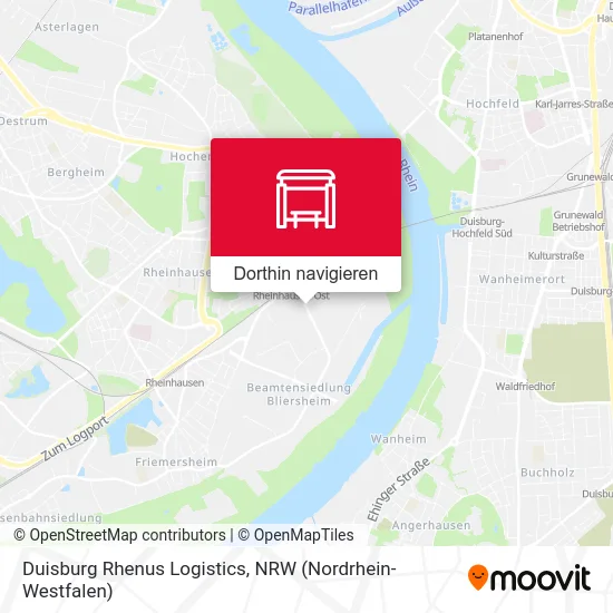 Duisburg Rhenus Logistics Karte