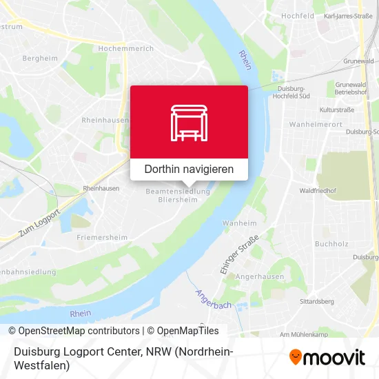 Duisburg Logport Center Karte