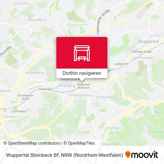 Wuppertal Steinbeck Bf Karte