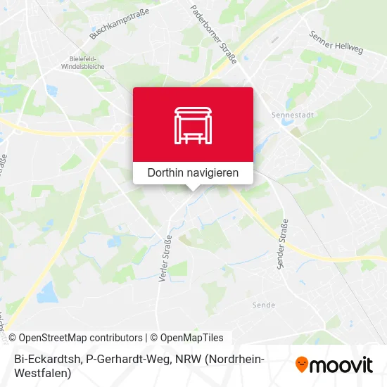 Bi-Eckardtsh, P-Gerhardt-Weg Karte