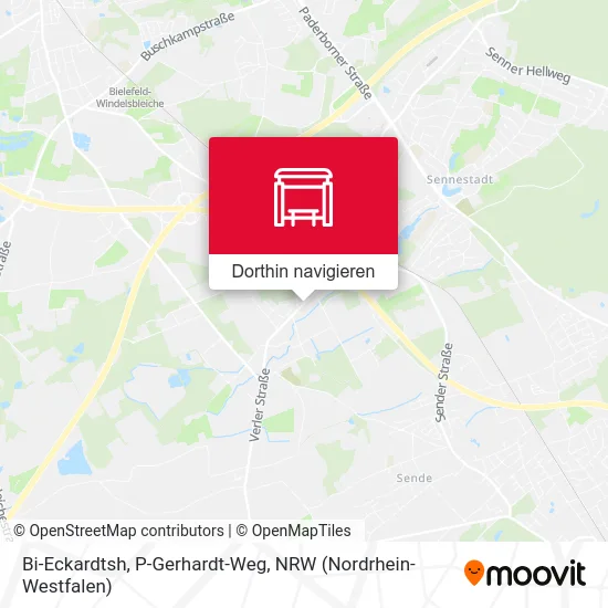 Bi-Eckardtsh, P-Gerhardt-Weg Karte