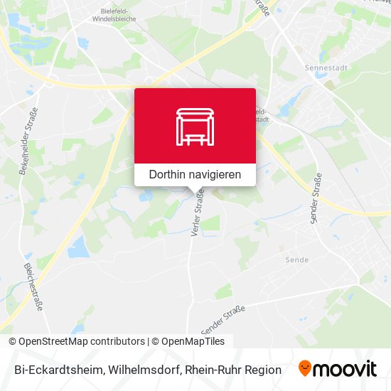 Bi-Eckardtsheim, Wilhelmsdorf Karte