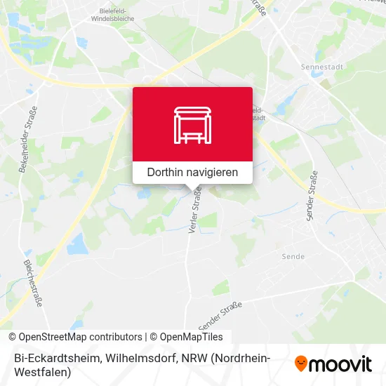 Bi-Eckardtsheim, Wilhelmsdorf Karte