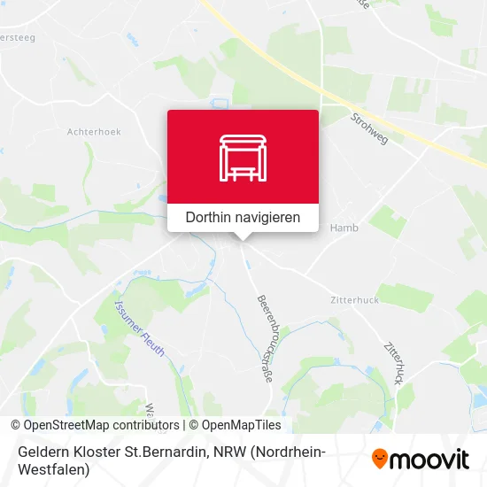 Geldern Kloster St.Bernardin Karte
