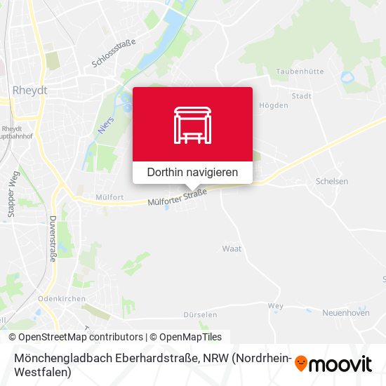 Mönchengladbach Eberhardstraße Karte