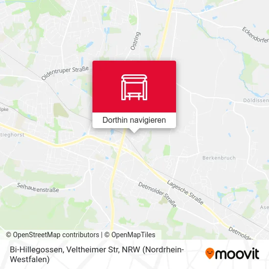 Bi-Hillegossen, Veltheimer Str Karte