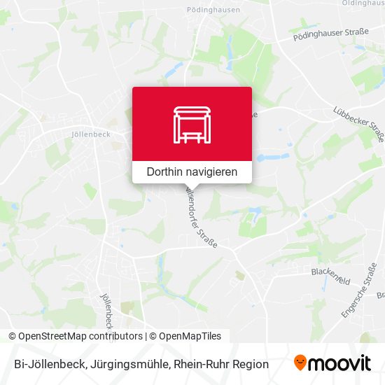 Bi-Jöllenbeck, Jürgingsmühle Karte