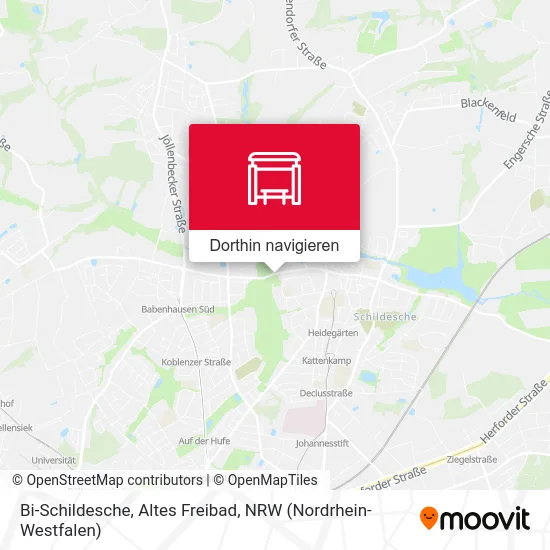 Bi-Schildesche, Altes Freibad Karte