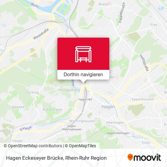 Hagen Eckeseyer Brücke Karte
