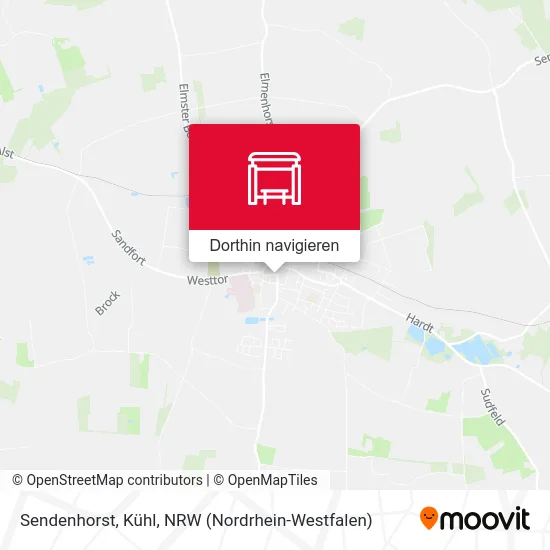 Sendenhorst, Kühl Karte