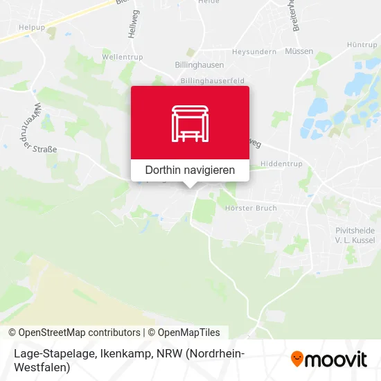 Lage-Stapelage, Ikenkamp Karte