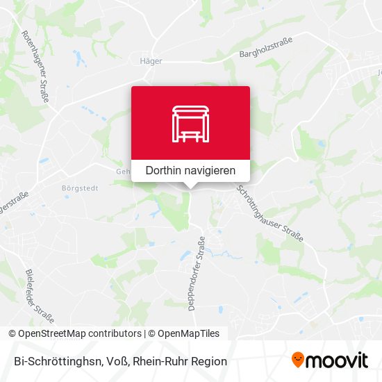 Bi-Schröttinghsn, Voß Karte