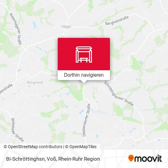Bi-Schröttinghsn, Voß Karte