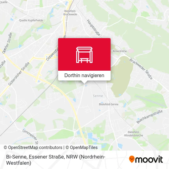 Bi-Senne, Essener Straße Karte