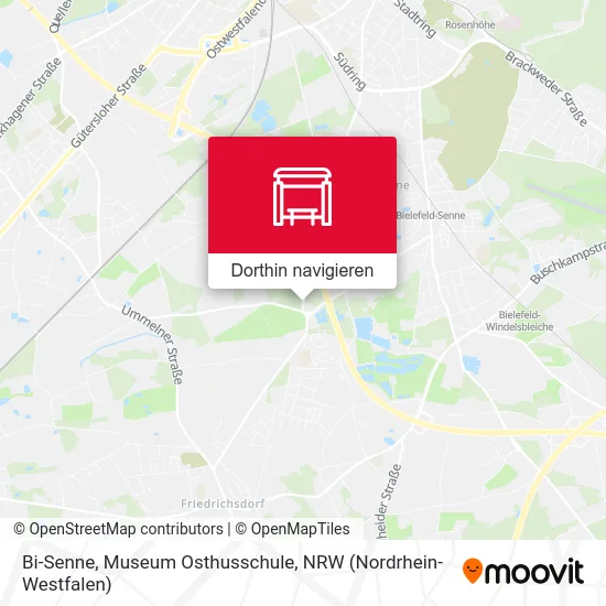 Bi-Senne, Museum Osthusschule Karte