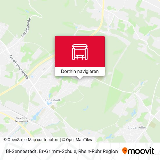 Bi-Sennestadt, Br-Grimm-Schule Karte