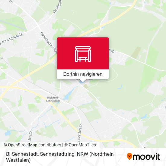 Bi-Sennestadt, Sennestadtring Karte