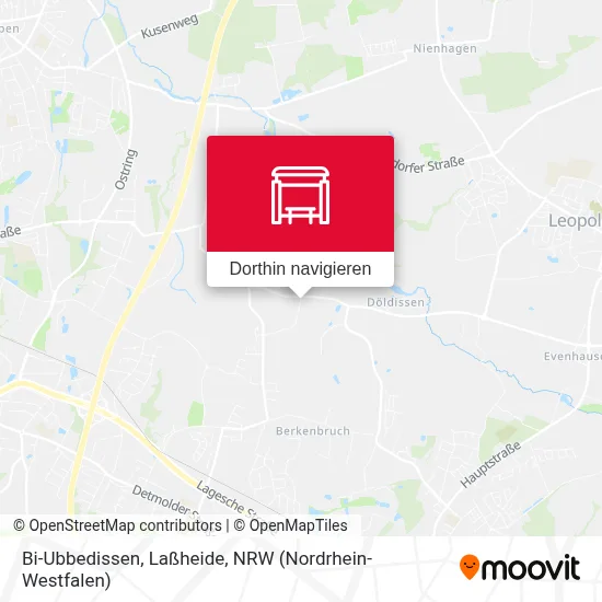 Bi-Ubbedissen, Laßheide Karte