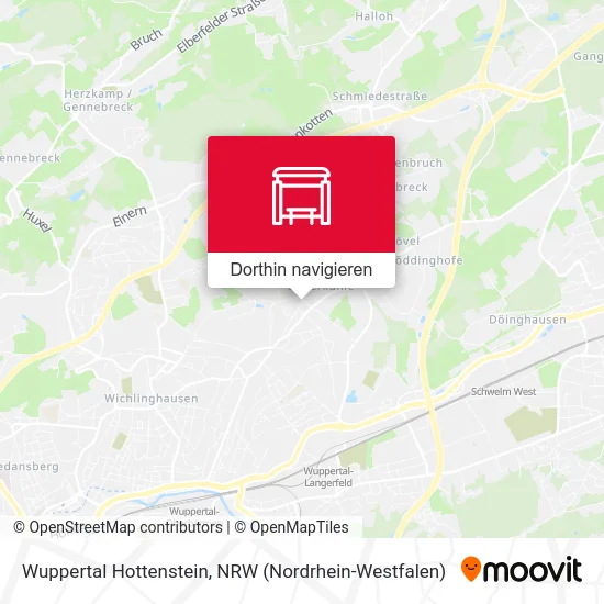 Wuppertal Hottenstein Karte