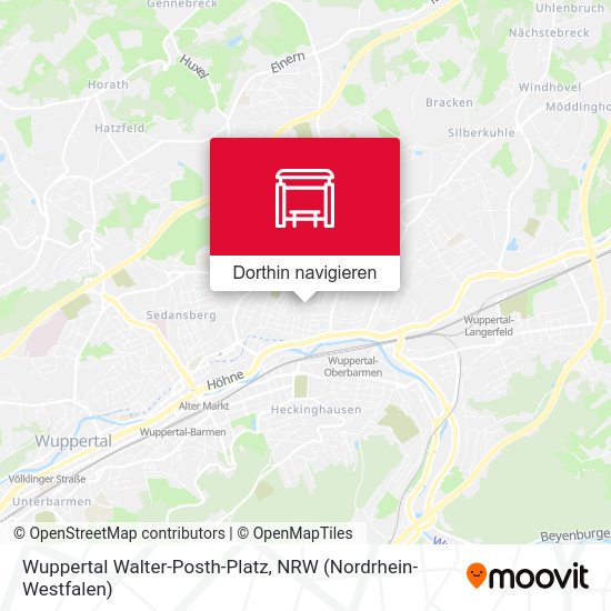 Wuppertal Walter-Posth-Platz Karte