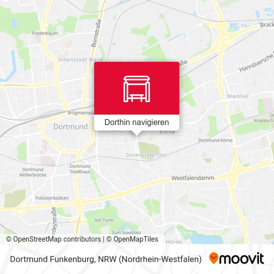 Dortmund Funkenburg Karte