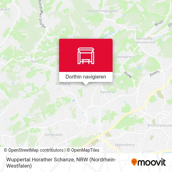 Wuppertal Horather Schanze Karte